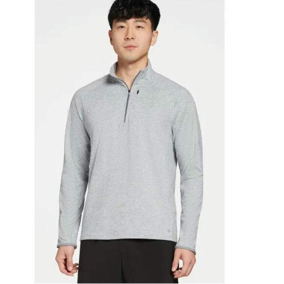 VRST Run Warm Half Zip Pullover in Light Gray, sz XXL - Picture 2 of 12